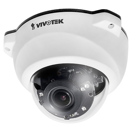 [DISCONTINUED] FD8367-V Vivotek 2.9-12mm Varifocal 2MP 1920x1080 Indoor IR Day/Night WDR Dome IP Security Camera 12VDC PoE Extender