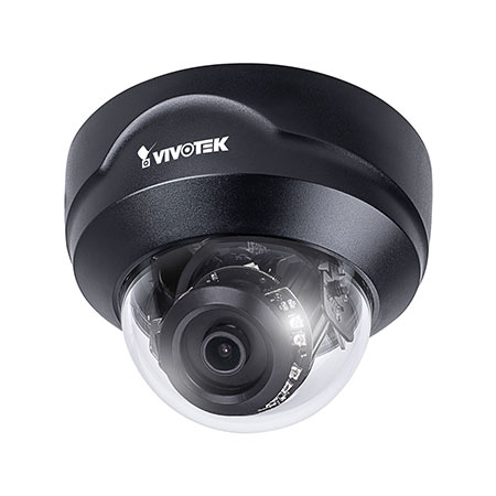 [DISCONTINUED] FD8169A-B Vivotek 2.8mm 30FPS @ 1920 x 1080 Indoor IR Day/Night Dome IP Security Camera PoE - Black