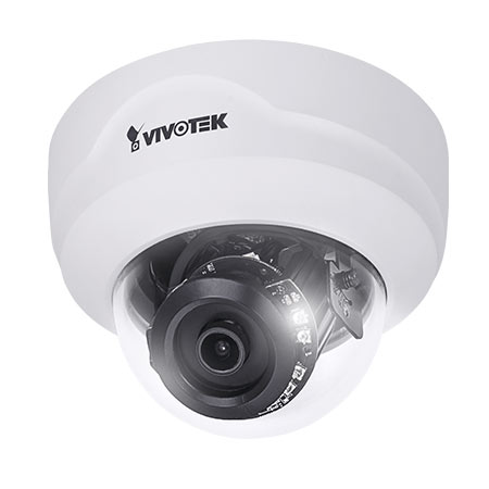 [DISCONTINUED] FD8169A Vivotek 2.8mm 30FPS @ 1920 x 1080 Indoor IR Day/Night Dome IP Security Camera PoE - White