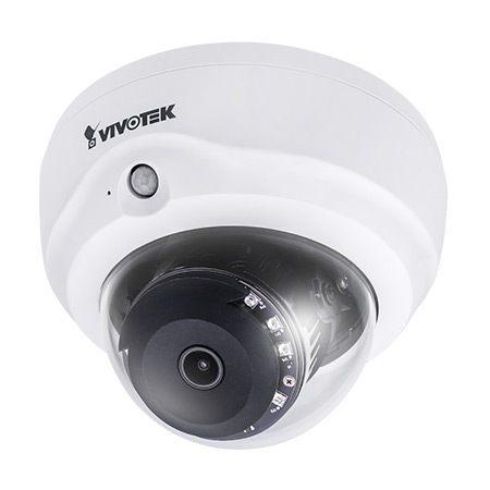 [DISCONTINUED] FD8182-F2 Vivotek 2.8mm 15FPS @ 2560x1920 Indoor IR Day/Night WDR Dome IP Security Camera 12VDC/POE