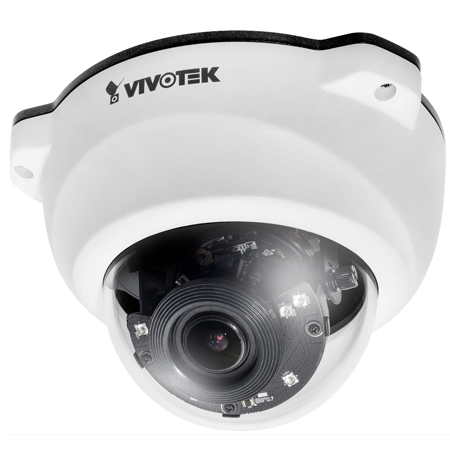 [DISCONTINUED] FD8367-TV Vivotek 2.8-12mm Varifocal 2MP 1920x1080 Outdoor IR Day/Night WDR Dome IP Security Camera 12VDC PoE Extender