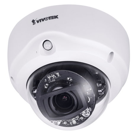 FD9167-HT-V2 Vivotek 2.8~13.5mm Motorized 60FPS @ 1080p Indoor IR Day/Night WDR Dome IP Security Camera 12VDC/POE