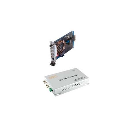 FDHA4-DB1-S1R-MSA KBC 4 Channel 10-bit Point-to-Point Video Transmission with Bi-Directional Data - Singlemode Receiver
