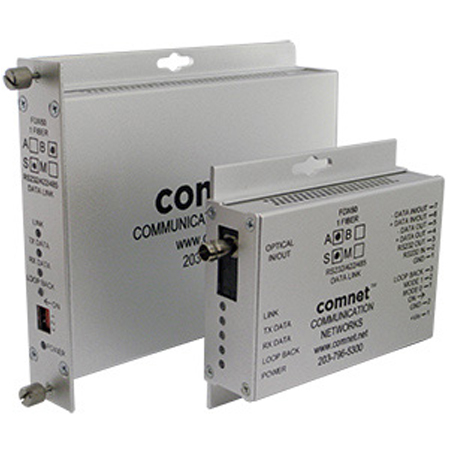 FDX60M2 Comnet RS232/422/485 2&4W Bi-directional Universal Data Transceiver, mm, 2 fiber