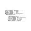 FF12WX Vanco Cable F-F RG59 12ft White