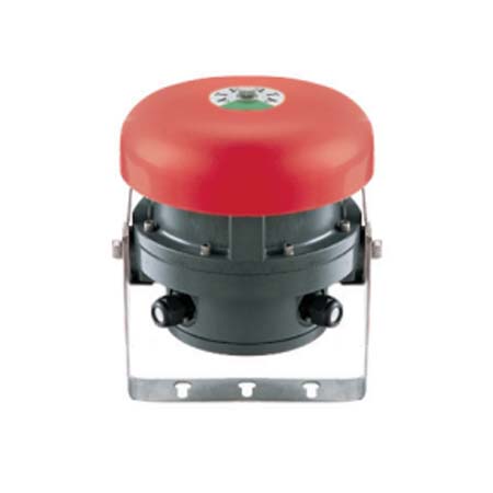 FHF9102427013 Cooper Wheelock dGW21 Explosion-proof Alarm Bell 24VDC - Red Bell Dome