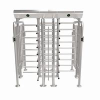FHT2411D ZKTeco USA Double Lane Full Height Turnstile with C3 Pro Controller and RFID