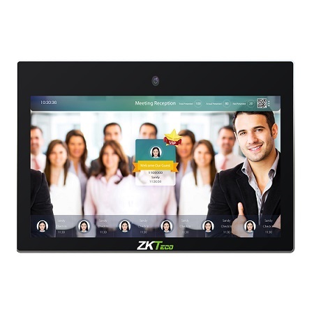 FK1021 ZKTeco USA 21.5" Touchscreen Wall-mounted Facial Recognition Kiosk