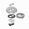 FLB6220NLLR Arlington Industries 6" Nickel Cover Kit with Leveling Ring