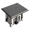 FLBA101BL Arlington Industries 1-Gang Adjustable Non-Metallic Floor Box for New Floors - Black