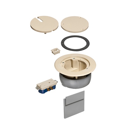 FLBC4560DLA Arlington Industries Recessed Light Almond Cover kit