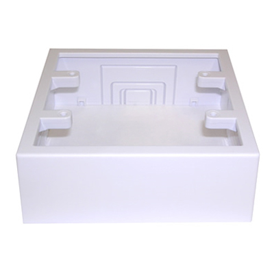FMJB2 Wire Trak Double Junction Box - White