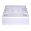 FMJB2 Wire Trak Double Junction Box - White