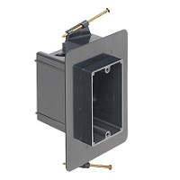 FN101FX-25 Arlington Industries Single Gane Non-Gasketed Nail-On Vapor Boxes for Devices - Pack of 25
