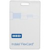 FPCRD-NCSAW-0000-100 HID FlexCard Standard Card 125 kHz Clamshell type Proximity Card Not Programmed Low Frequency 125 kHz Blank/Programmable Custom Artwork on file or new Standard Embossed Side with embossed Indala logo Position 1/Flat Side with slot punch to the right lower left corner - available with Printable Option only White standard color - surface treated with UV protection - may not accept printing No Artwork - 100 Pack