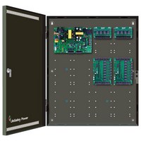 FPO150-2C82D8E4 LifeSafety Power 16 Door 12 Amp 12VDC 16 Lock and 16 Auxiliary Distribution Outputs Access Control and CCTV Power Supply in UL Listed Indoor 20" W x 24" H x 4.5" D Electrical Enclosure