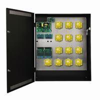 FPO250-2D82M8NL4E8P LifeSafety Power Paxton 16 Door 20 Amp 12VDC 16 Auxiliary and 16 Managed Control Access Control Power Supply in UL Listed Indoor 30" W x 36" H x 6.5" D Electrical Enclosure