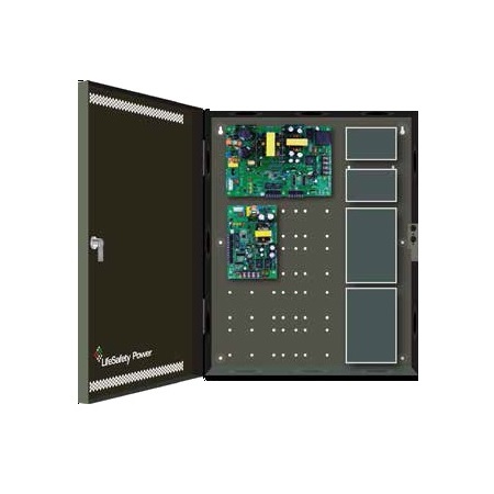 FPO75/250-E2 LifeSafety Power 6 Amp 12VDC 20 Amp 12VDC Access Control Power Supply in UL Listed Indoor 16" W x 20" H x 4.5" D Electrical Enclosure