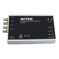 FRS541000S00 Nitek Fiber Optic 4 Channel Multiplexed Standalone Video Receiver