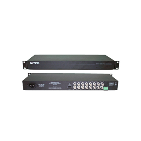FSS21611S Nitek Fiber Optic 16 Channel Video System