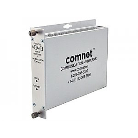 FVR1C1BS1 Comnet Digitally Encoded Video Receiver and Contact Closure sm 1 fiber