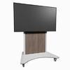 FVS-1200EC-WHA0 Middle Atlantic IFP Height-adjustable Cart VESA 1200 Mounting Pattern with White Base and 5th Ave Elm Finish
