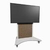 FVS-1200SC-WHD5 Middle Atlantic IFP fixed Cart VESA 1200 Mounting Pattern with White Base and Bronze Metawave Finish
