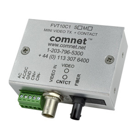 FVT10C1M1-M Comnet Digitally Encoded Video Transmitter and Contact Closure, 10 Bit, mm, 1 fiber