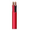 G50013-1B Southwire 16 AWG 2 Conductors Shielded Solid Bare Copper FPLP Plenum Fire Alarm Cable - 1000’ Pull Box - Red