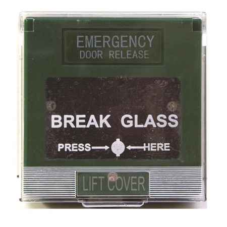 GBS-1 Alarm Controls Emergency Door Release Glass Break Station