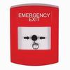 GLR001EX-EN STI Red Indoor Only No Cover Key-to-Reset Push Button with EMERGENCY EXIT Label English
