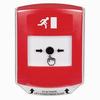 GLR021RM-EN STI Red Indoor Only Shield Key-to-Reset Push Button with Running Man Icon English