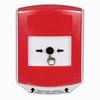 GLR0A1NT-ES STI Red Indoor Only Shield w/ Sound Key-to-Reset Push Button with No Text Label Spanish