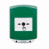 GLR1A1NT-EN STI Green Indoor Only Shield w/ Sound Key-to-Reset Push Button with No Text Label English
