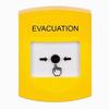 GLR201EV-EN STI Yellow Indoor Only No Cover Key-to-Reset Push Button with EVACUATION Label English