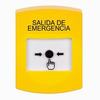 GLR201EX-ES STI Yellow Indoor Only No Cover Key-to-Reset Push Button with EMERGENCY EXIT Label Spanish