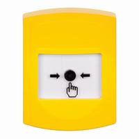 GLR201NT-EN STI Yellow Indoor Only No Cover Key-to-Reset Push Button with No Text Label English