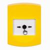 GLR201NT-ES STI Yellow Indoor Only No Cover Key-to-Reset Push Button with No Text Label Spanish