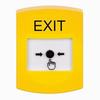 GLR201XT-EN STI Yellow Indoor Only No Cover Key-to-Reset Push Button with EXIT Label English