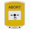 GLR221AB-EN STI Yellow Indoor Only Shield Key-to-Reset Push Button with ABORT Label English