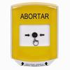 GLR221AB-ES STI Yellow Indoor Only Shield Key-to-Reset Push Button with ABORT Label Spanish