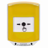 GLR221NT-EN STI Yellow Indoor Only Shield Key-to-Reset Push Button with No Text Label English
