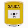 GLR221XT-ES STI Yellow Indoor Only Shield Key-to-Reset Push Button with EXIT Label Spanish