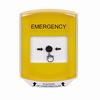 GLR2A1EM-EN STI Yellow Indoor Only Shield w/ Sound Key-to-Reset Push Button with EMERGENCY Label English