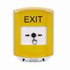 GLR2A1XT-EN STI Yellow Indoor Only Shield w/ Sound Key-to-Reset Push Button with EXIT Label English
