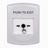 GLR301PX-EN STI White Indoor Only No Cover Key-to-Reset Push Button with PUSH TO EXIT Label English