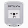 GLR321EM-ES STI White Indoor Only Shield Key-to-Reset Push Button with EMERGENCY Label Spanish