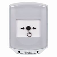 GLR321NT-EN STI White Indoor Only Shield Key-to-Reset Push Button with No Text Label English
