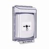 GLR331NT-EN STI White Indoor/Outdoor Low Profile Flush Mount Key-to-Reset Push Button with No Text Label English