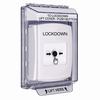 GLR341LD-EN STI White Indoor/Outdoor Low Profile Flush Mount w/ Sound Key-to-Reset Push Button with LOCKDOWN Label English